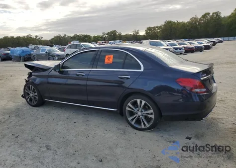 2016 Mercedes-Benz C 300 from USA, damaged, VIN WDDWF4JB7GR145676